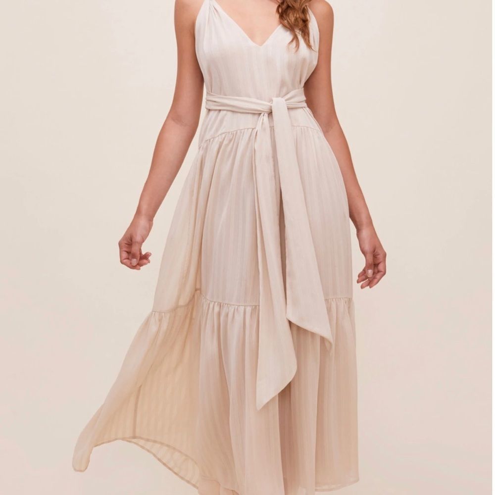 Astr the label eartha tie waist maxi dress - Picture 1 of 6